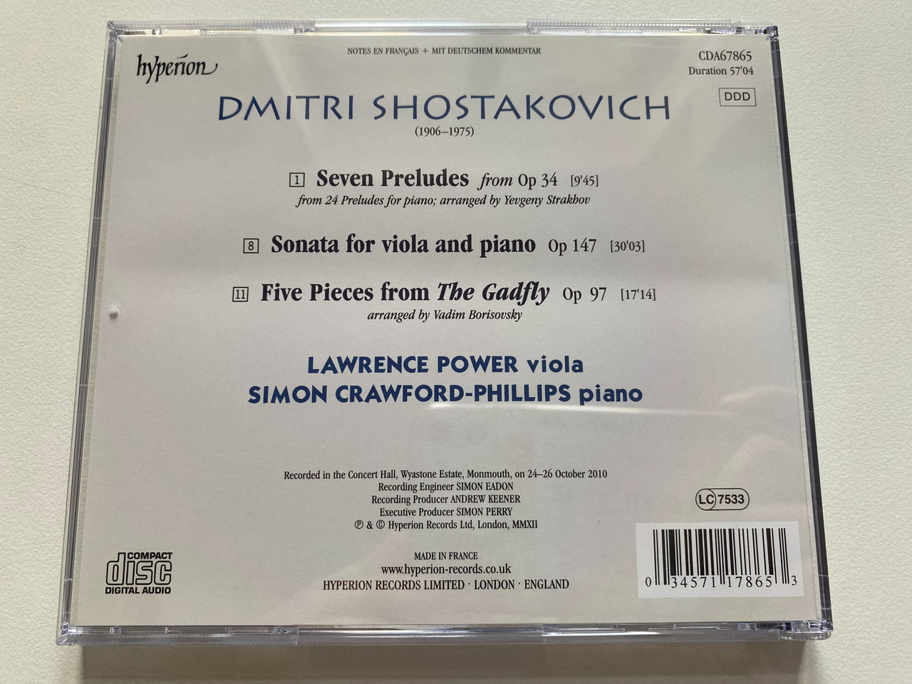 https://cdn11.bigcommerce.com/s-62bdpkt7pb/products/0/images/329536/Shostakovich_Music_For_Viola_And_Piano_-_Lawrence_Power_Simon_Crawford-Phillips_Hyperion_Audio_CD_2012_CDA67865_2__82405.1711483668.1280.1280.JPG?c=2