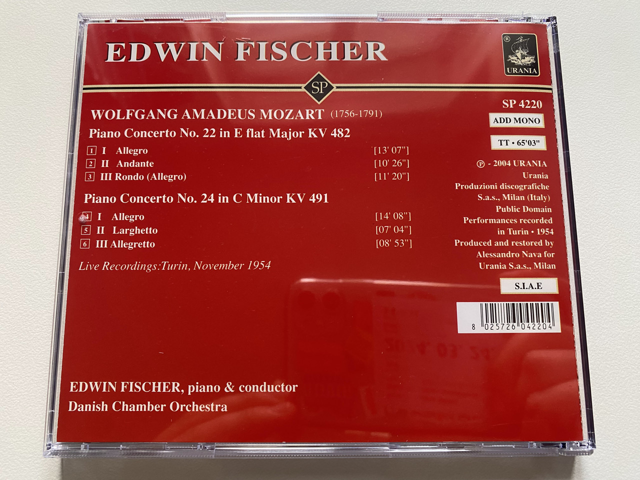 https://cdn11.bigcommerce.com/s-62bdpkt7pb/products/0/images/329610/Fischer_-_Mozart_Piano_Concertos_No._22_in_E_flat_Major_KV_486_No._24_in_C_Minor_KV_491_-_Danish_Chamber_Orchestra_Live_Recordings_1954_Urania_Audio_CD_2004_Mono_SP_4220_2__03468.1711566246.1280.1280.JPG?c=2