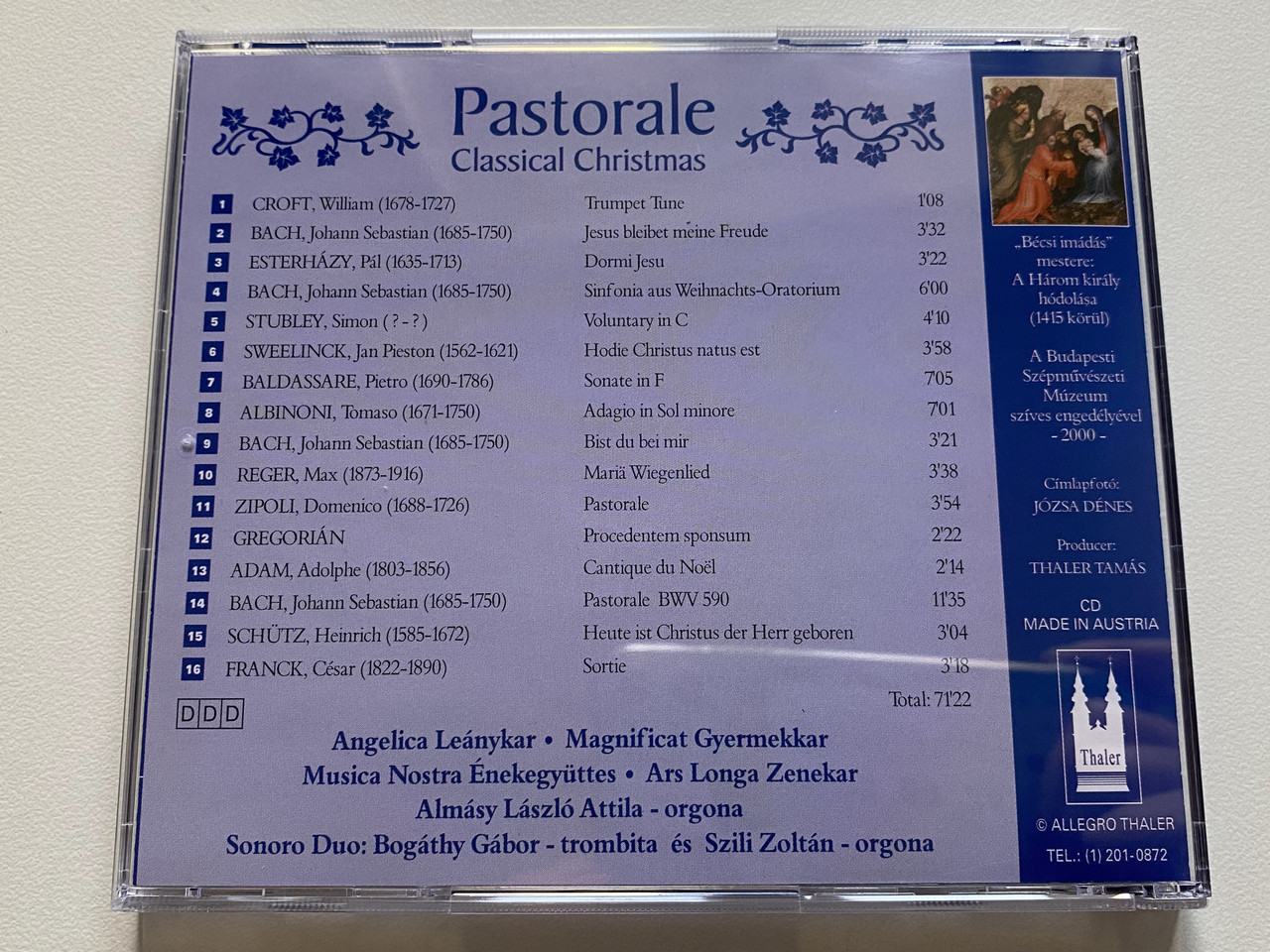 https://cdn11.bigcommerce.com/s-62bdpkt7pb/products/0/images/330189/Pastorale_Classical_Christmas_-_Bach_Albinoni_Schutz_Esterhazy_Franck_Allegro_Thaler_Audio_CD_2000_MZA-055_2__51466.1711732178.1280.1280.JPG?c=2