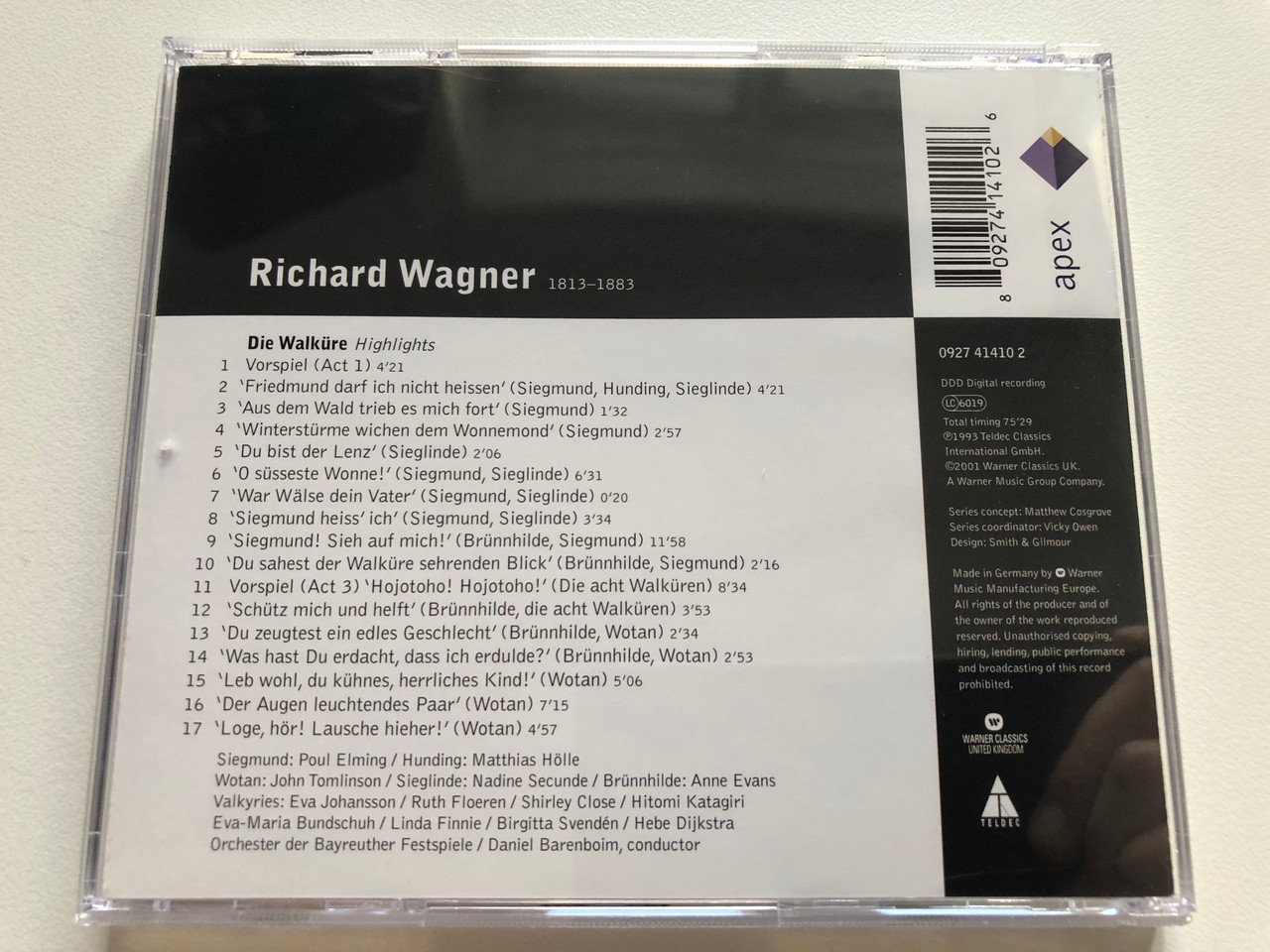 https://cdn11.bigcommerce.com/s-62bdpkt7pb/products/0/images/330368/Wagner_Die_Walkre_Highlights_-_Poul_Elming_Anne_Evans_Matthias_Hlle_Nadine_Secunde_John_Tomlinson_Orchestra_Der_Bayreuther_Festspiele_Daniel_Barenboim_Apex_Audio_CD_2001_0927_414__66909.1711994487.1280.1280.JPG?c=2