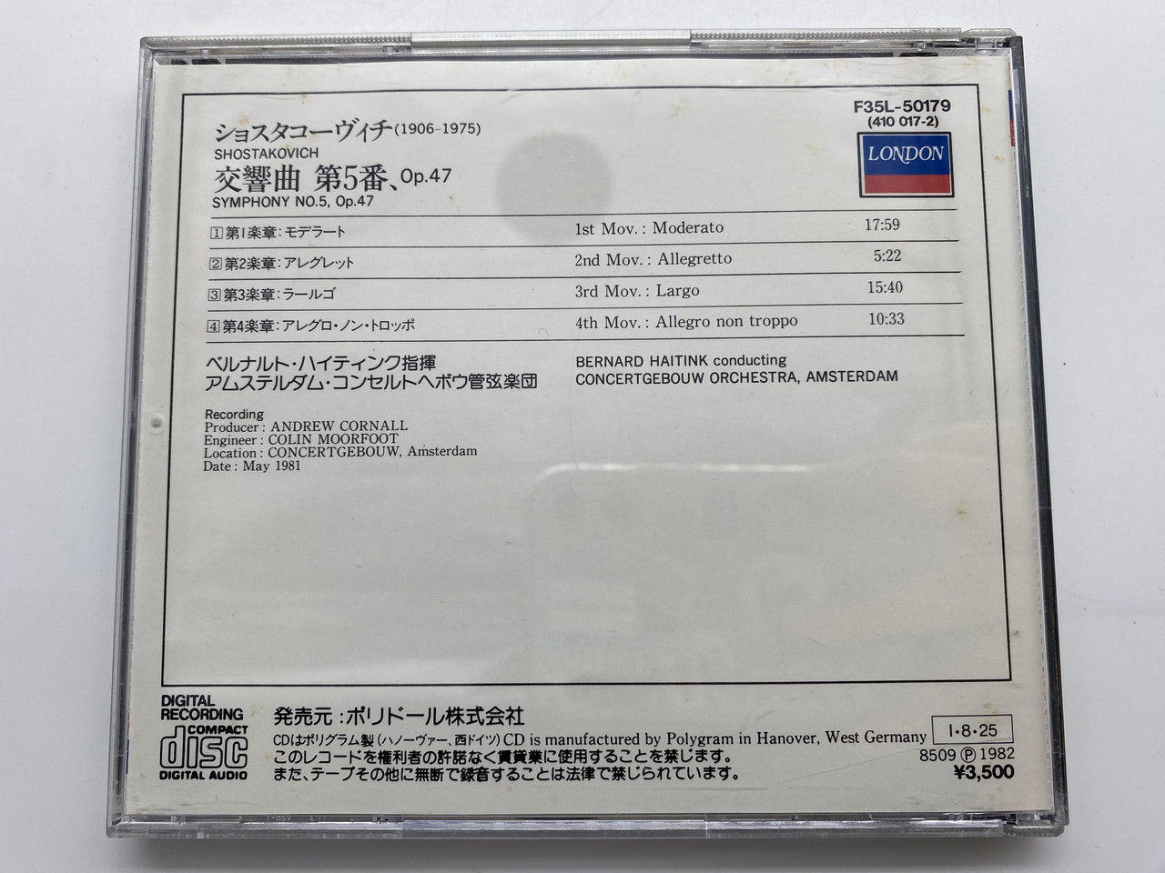https://cdn11.bigcommerce.com/s-62bdpkt7pb/products/0/images/330966/Shostakovich_Symphony_No._5_-_Concertgebouw_Orchestra_Bernard_Haitink_London_Audio_CD_1982_F35L-50179_2__13443.1712907499.1280.1280.JPG?c=2