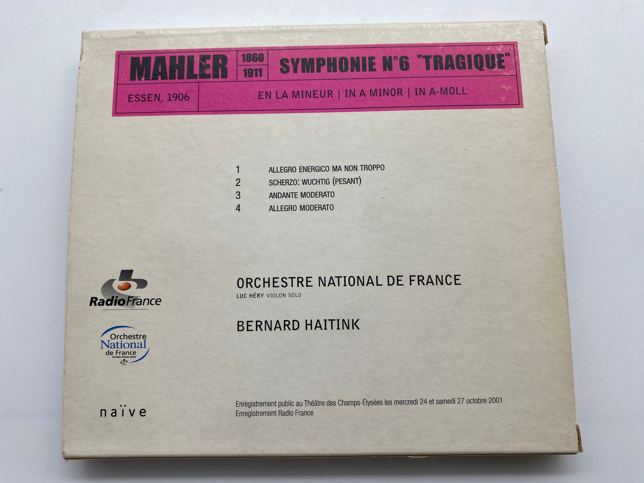 https://cdn11.bigcommerce.com/s-62bdpkt7pb/products/0/images/331335/Mahler_Symphonie_N_6_Tragique_-_Orchestre_National_De_France_Bernard_Haitink_Collection_Radio_France_Nave_Audio_CD_2001_V_4937_2__20517.1713180003.1280.1280.JPG?c=2