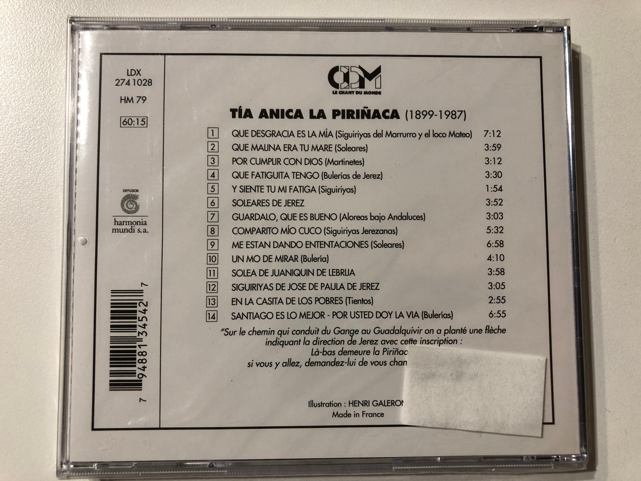 https://cdn11.bigcommerce.com/s-62bdpkt7pb/products/0/images/331874/Ta_Anica_La_Piriaca_Grands_Cantaores_Du_Flamenco_Collection_Dirigee_Par_Mario_Bois_-_Volume_19_Le_Chant_Du_Monde_Audio_CD_LDX_2741028_2__91867.1713954407.1280.1280.JPG?c=2