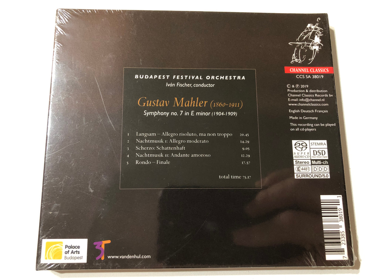 https://cdn11.bigcommerce.com/s-62bdpkt7pb/products/0/images/332693/Mahler_Symphony_No._7_-_Budapest_Festival_Orchestra_Ivan_Fischer_Channel_Classics_Hybrid_Disc_2019_CCS_SA_38019_2__86084.1714543891.1280.1280.JPG?c=2