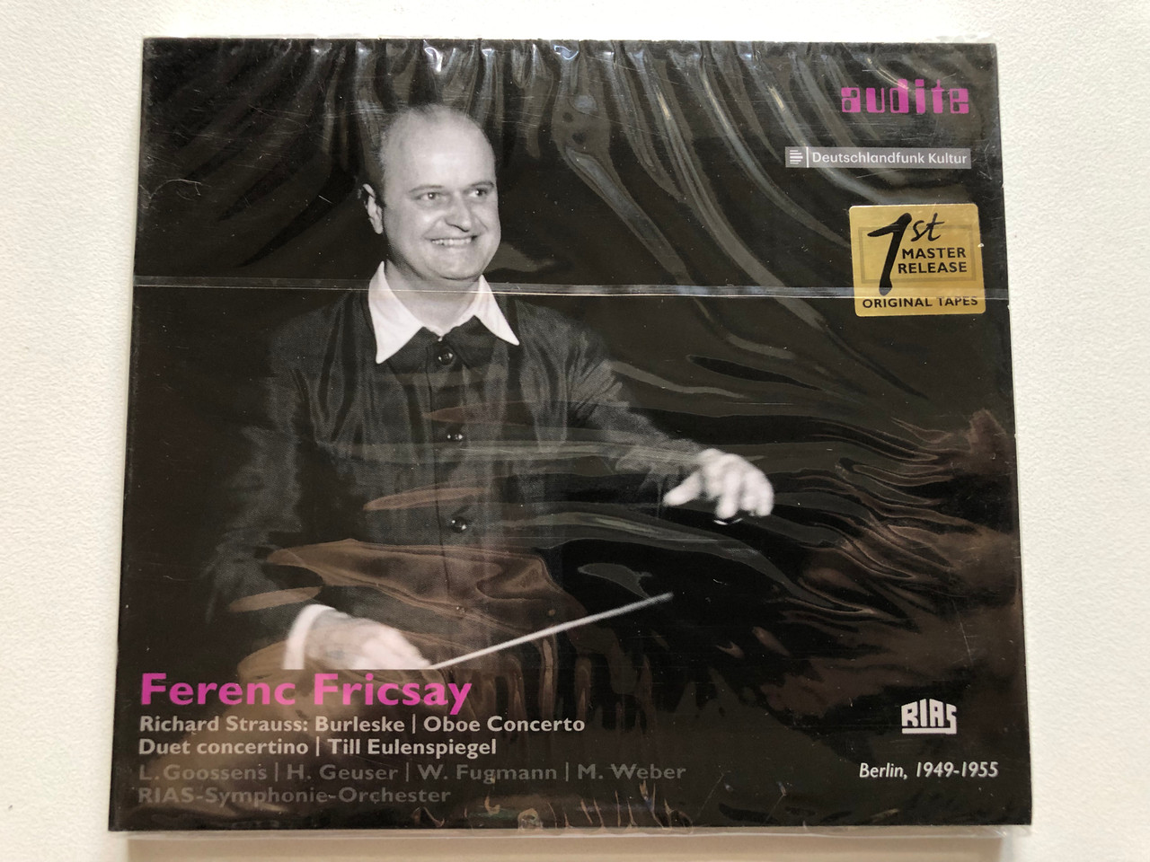 https://cdn11.bigcommerce.com/s-62bdpkt7pb/products/0/images/332766/Ferenc_Fricsay_-_Richard_Strauss_Burleske_Oboe_Concerto_Duet_concertino_Till_Eulenspiegel_-_L._Goosens_H._Geuser_W_Fugmann_M._Weber_RIAS_Symphonie-Orchester_Audite_Audio_CD_2018_aud_1__61679.1714637426.1280.1280.JPG?c=2