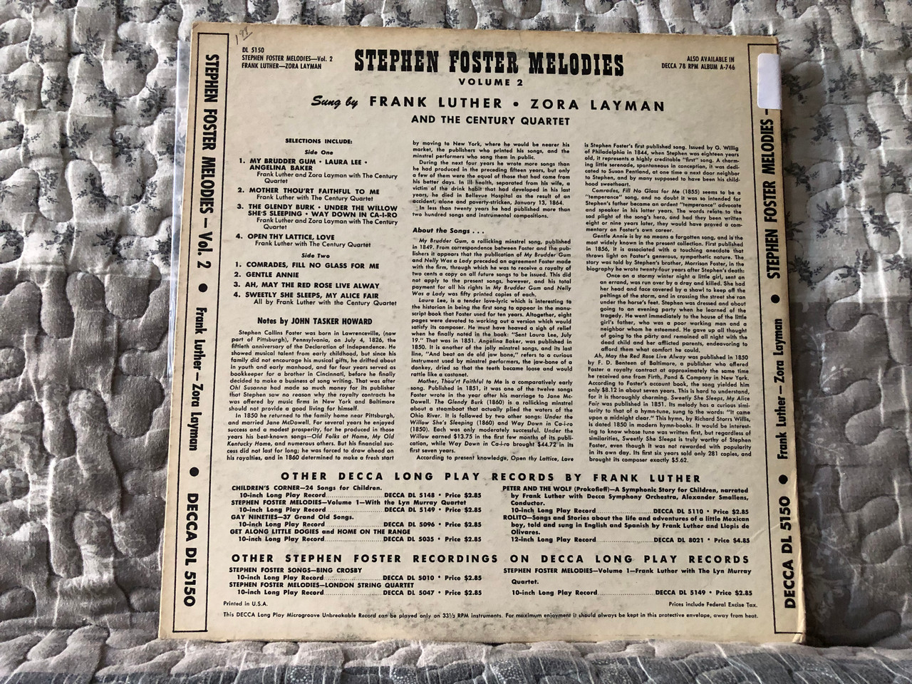 https://cdn11.bigcommerce.com/s-62bdpkt7pb/products/0/images/335207/Stephen_Foster_Melodies_Vol._2_-_Sung_by_Frank_Luther_Zora_Layman_and_the_Century_Quartet_My_Brudder_Gum_Laura_Lee_Angela_Baker_Mother_Thourt_Faithful_To_Me_The_Glendy_Burk_Under_Th__66386.1717404180.1280.1280.JPG?c=2