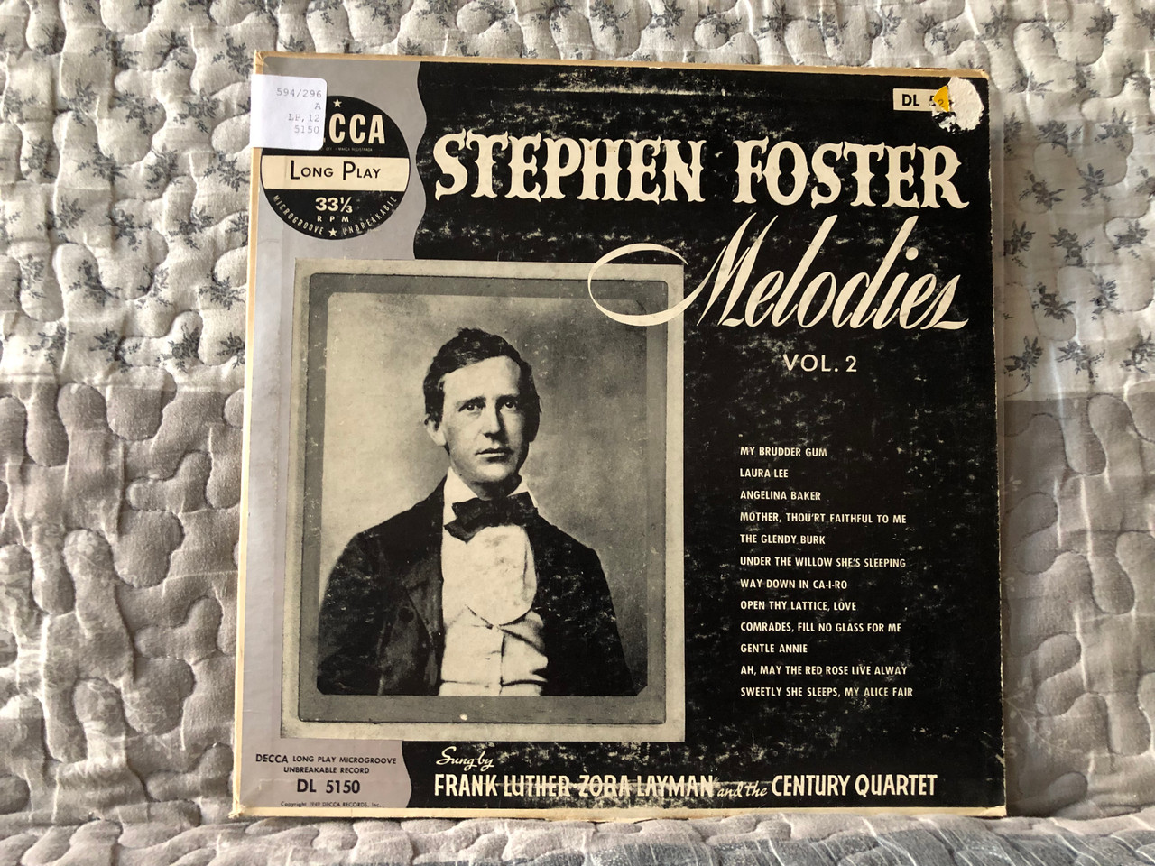 https://cdn11.bigcommerce.com/s-62bdpkt7pb/products/0/images/335208/Stephen_Foster_Melodies_Vol._2_-_Sung_by_Frank_Luther_Zora_Layman_and_the_Century_Quartet_My_Brudder_Gum_Laura_Lee_Angela_Baker_Mother_Thourt_Faithful_To_Me_The_Glendy_Burk_Under_The_1__67872.1717404192.1280.1280.JPG?c=2