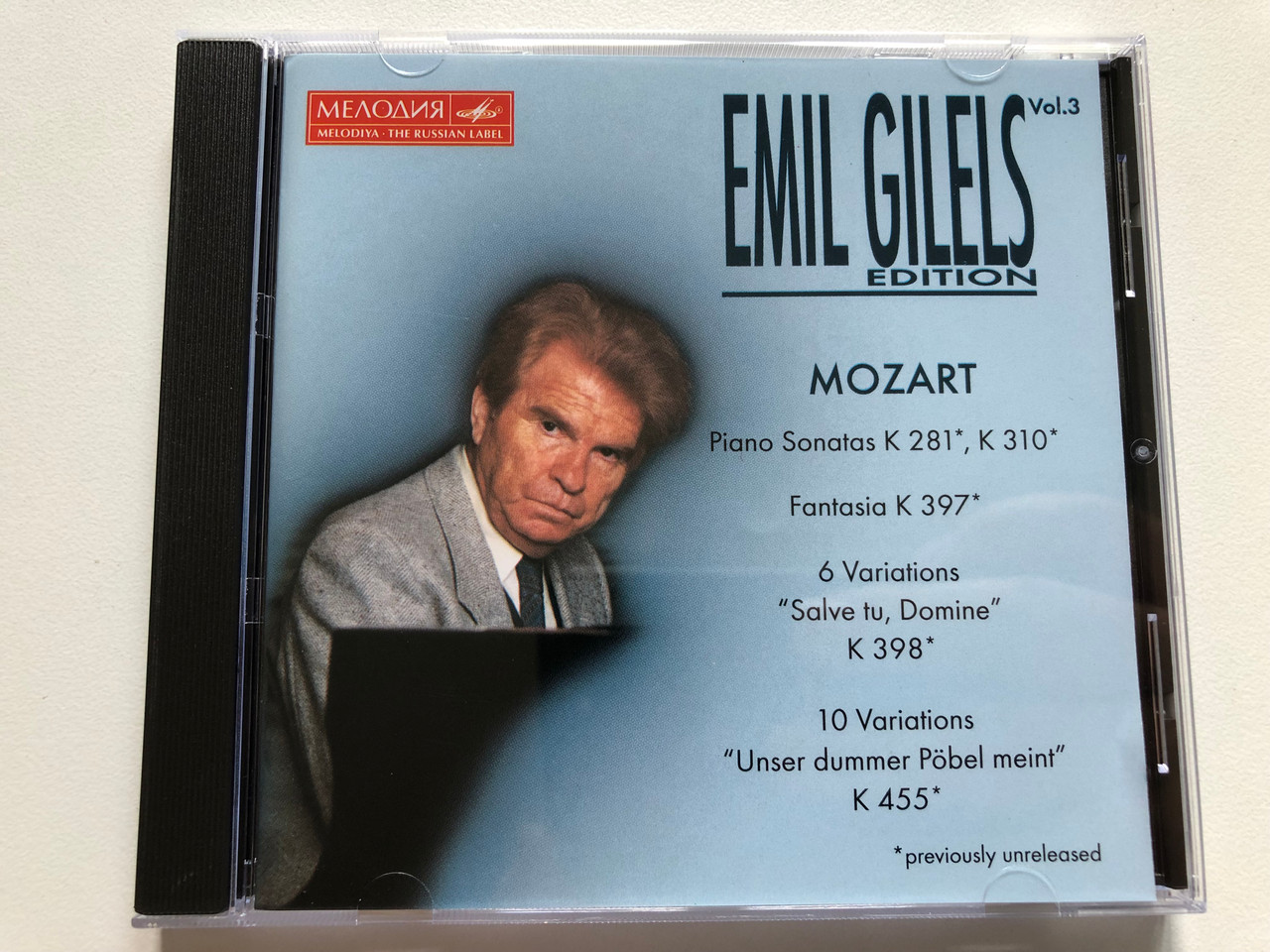https://cdn11.bigcommerce.com/s-62bdpkt7pb/products/0/images/338647/Emil_Gilels_Edition_Vol._3_Mozart_-_Piano_Sonatas_K_281_K_310_Fantasia_K_397_6_Variations_Salve_Tu_Domine_K_398_10_Variations_Unser_Dummer_Pbel_Meint_K_455_Audio_CD_199_1__89600.1719549181.1280.1280.JPG?c=2