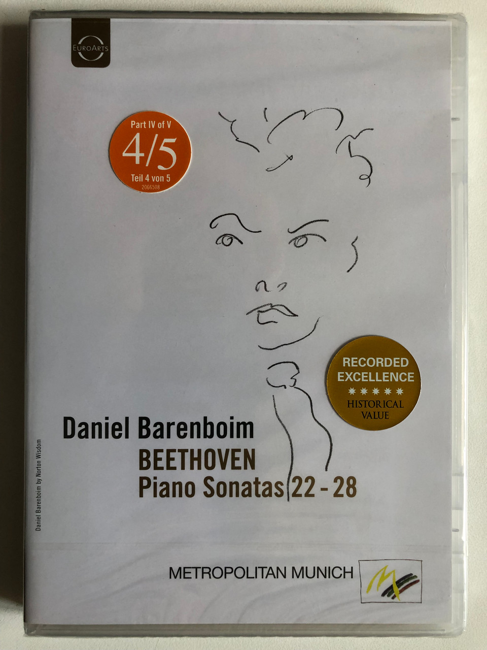 Daniel Barenboim - Beethoven: Piano Sonatas 22-28 (DVD)