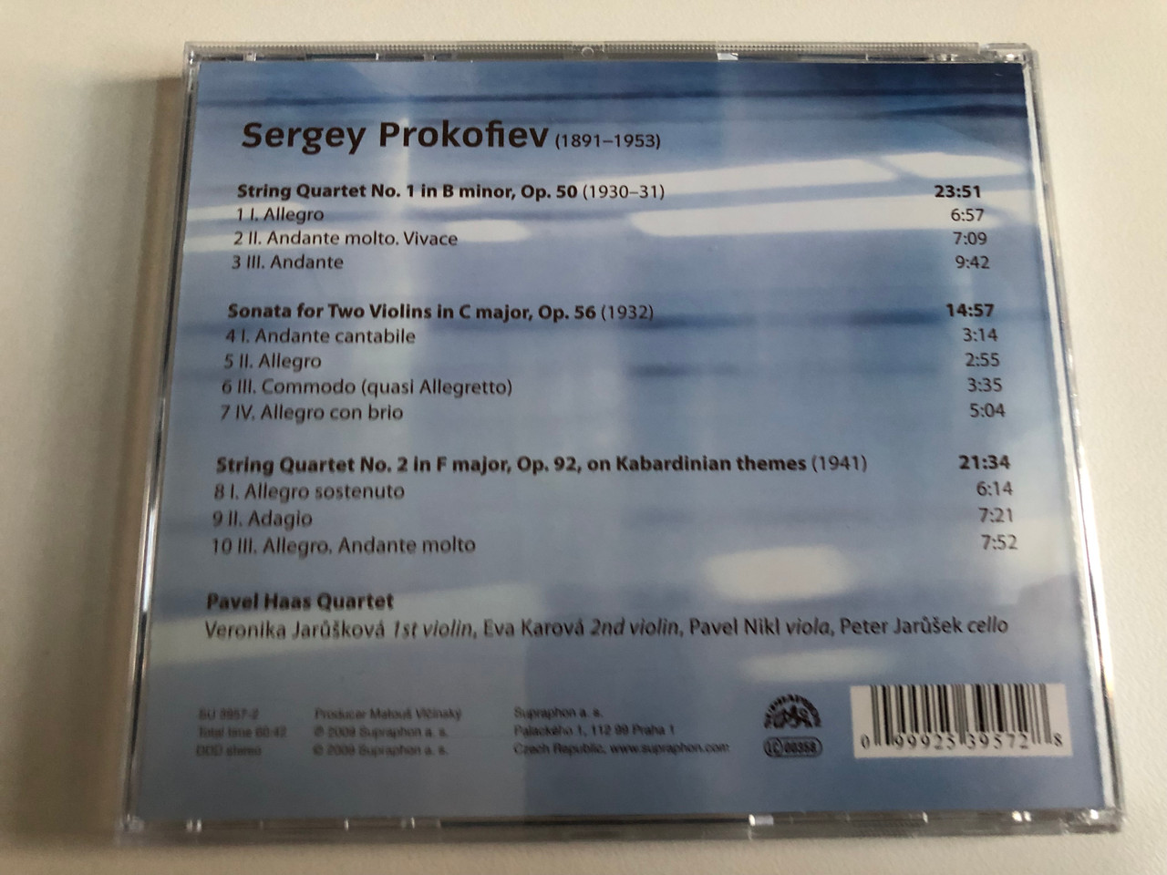 https://cdn11.bigcommerce.com/s-62bdpkt7pb/products/0/images/344539/Pavel_Haas_Quartet_-_Prokofiev_String_Quartets_Nos_1_2_Sonata_For_Two_Violins_Supraphon_Audio_CD_2009_SU_3957-2_2__79238.1723572632.1280.1280.JPG?c=2