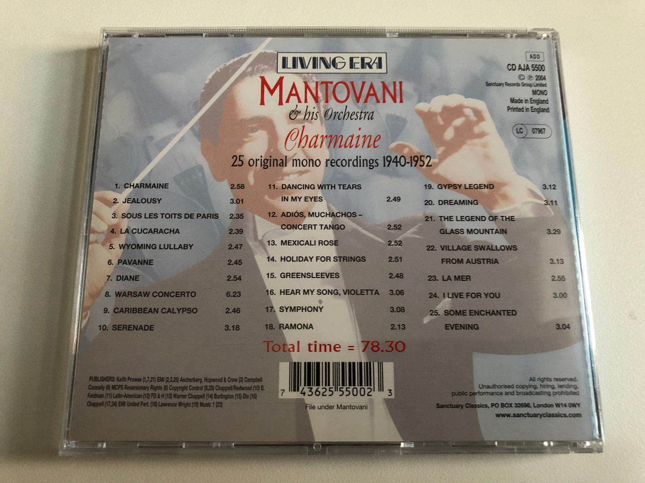 https://cdn11.bigcommerce.com/s-62bdpkt7pb/products/0/images/344588/Mantovani_And_His_Orchestra_Charmaine_Living_Era_Audio_CD_2004_CD_AJA_5500_2__50091.1723650411.1280.1280.JPG?c=2
