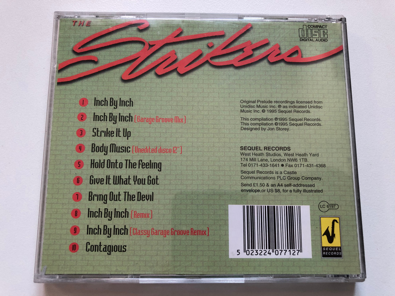 https://cdn11.bigcommerce.com/s-62bdpkt7pb/products/0/images/347070/The_Strikers_-_Features_all_of_The_Strikers_remixes_and_disco_12_Sequel_Records_Audio_CD_1995_NEM_CD_771_2__97916.1724829941.1280.1280.JPG?c=2