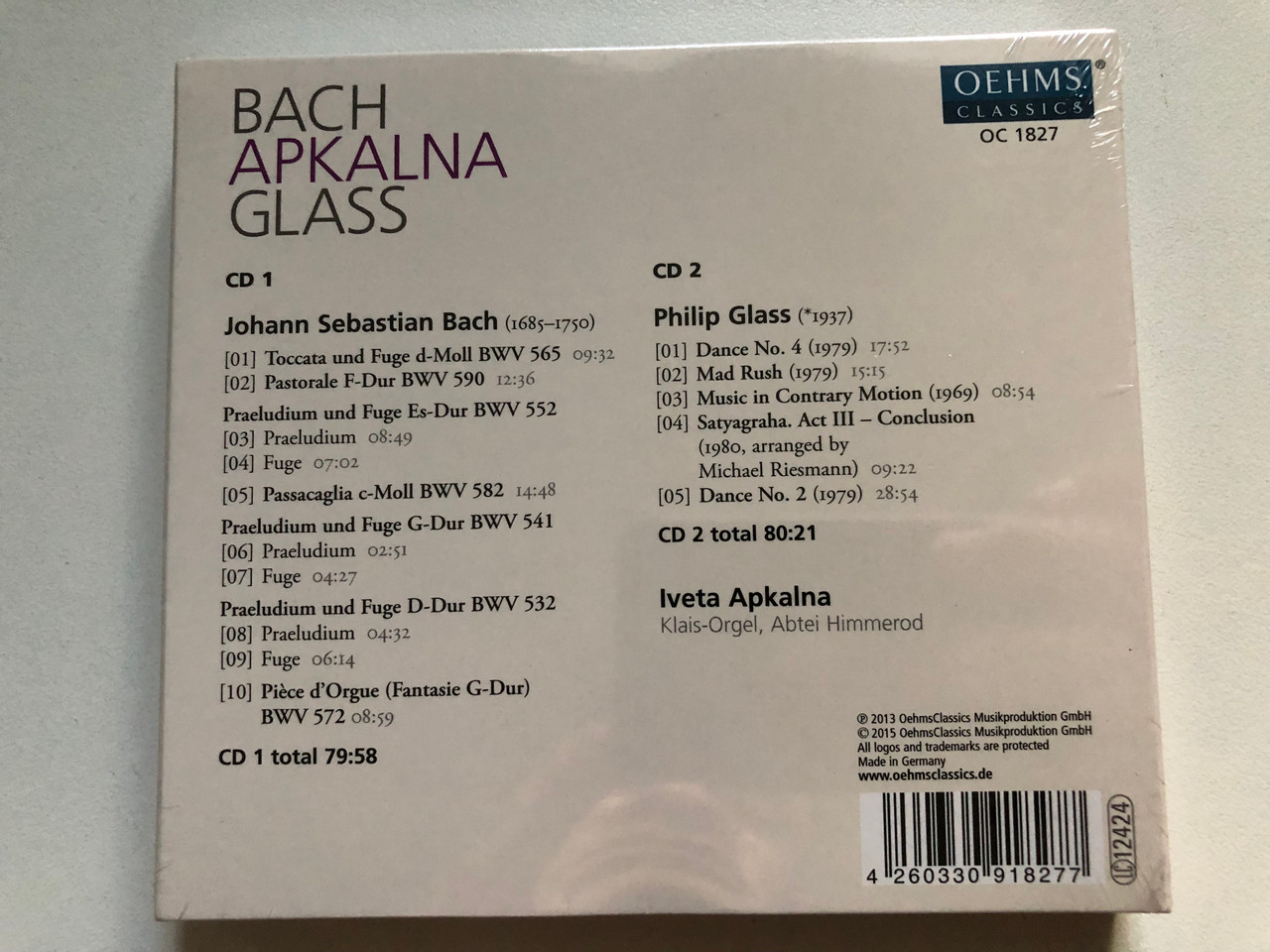https://cdn11.bigcommerce.com/s-62bdpkt7pb/products/0/images/348998/Bach_-_Apkalna_Glass_Gesamtes_Orgelwerk_Von_Philip_Glass_-_Klais-Orgel_Abtei_Himmerod_Oehms_Classics_2x_Audio_CD_2015_OC_1827_2__86521.1727088788.1280.1280.JPG?c=2