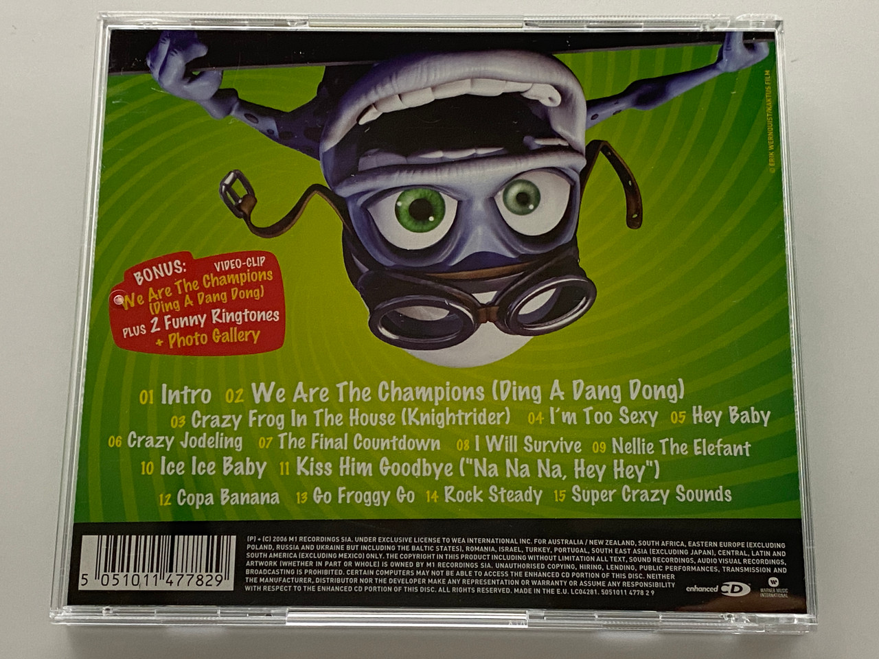 Crazy Frog – Presents More Crazy Hits / CD Album - 2006