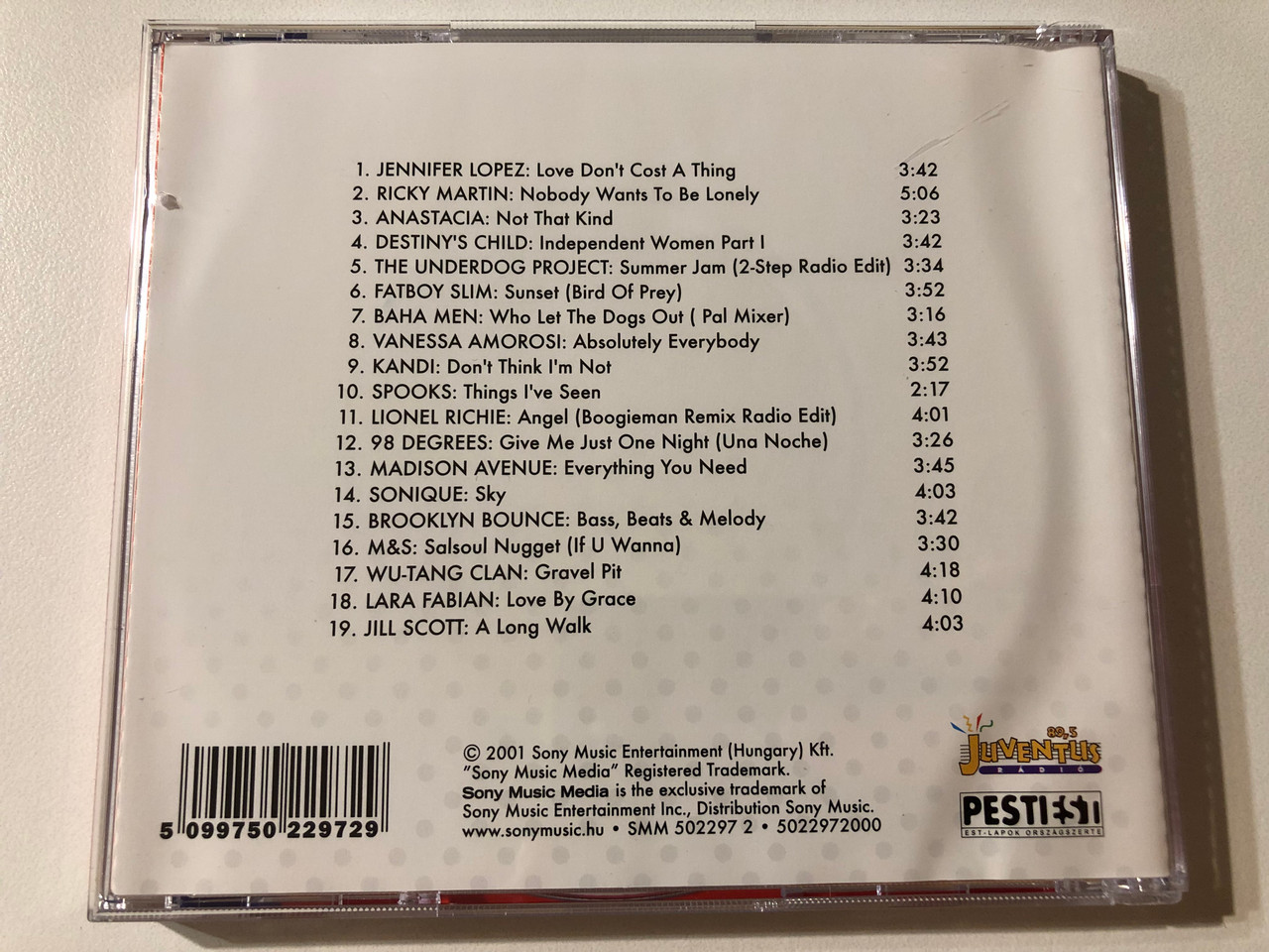 https://cdn11.bigcommerce.com/s-62bdpkt7pb/products/0/images/357208/The_Freshmaker_Pop_Hits_2001_-_Jennifer_Lopez_Ricky_Martin_Anastacia_Destinys_Child_The_Underdog_Project_Baha_Men_Brooklyn_Bounce_Sonique_Wu-Tang_Clan_Sony_Music_Audio_CD_2001_SM__69936.1730125748.1280.1280.JPG?c=2