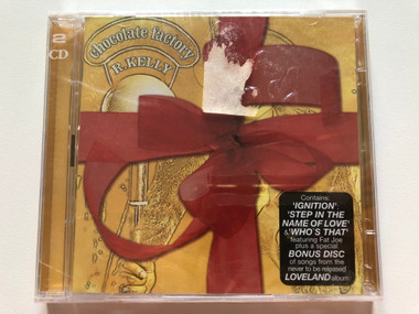 Chocolate Factory - R. Kelly / Contains: Ignition, Step In The Name Of Love & Who's That, featuring Fat Joe plus a special Bonus Disc of songs from the never to be released Loveland album / Jive 2x Audio CD 2003 / 82876 53631 2 - Bible in My Language Chocolate Factory - R. Kelly / Contains: Ignition, Step In The Name Of Love & Who's That, featuring Fat Joe plus a special Bonus Disc of songs from the never to be released Loveland album / Jive 2x Audio CD 2003 / 82876 53631 2 - Bible in My Language