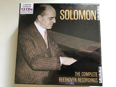 Milestones Of A Piano Legend: Solomon – The Complete Beethoven Recordings /  The Intense Media 12x Audio CD, Box Set / 600552