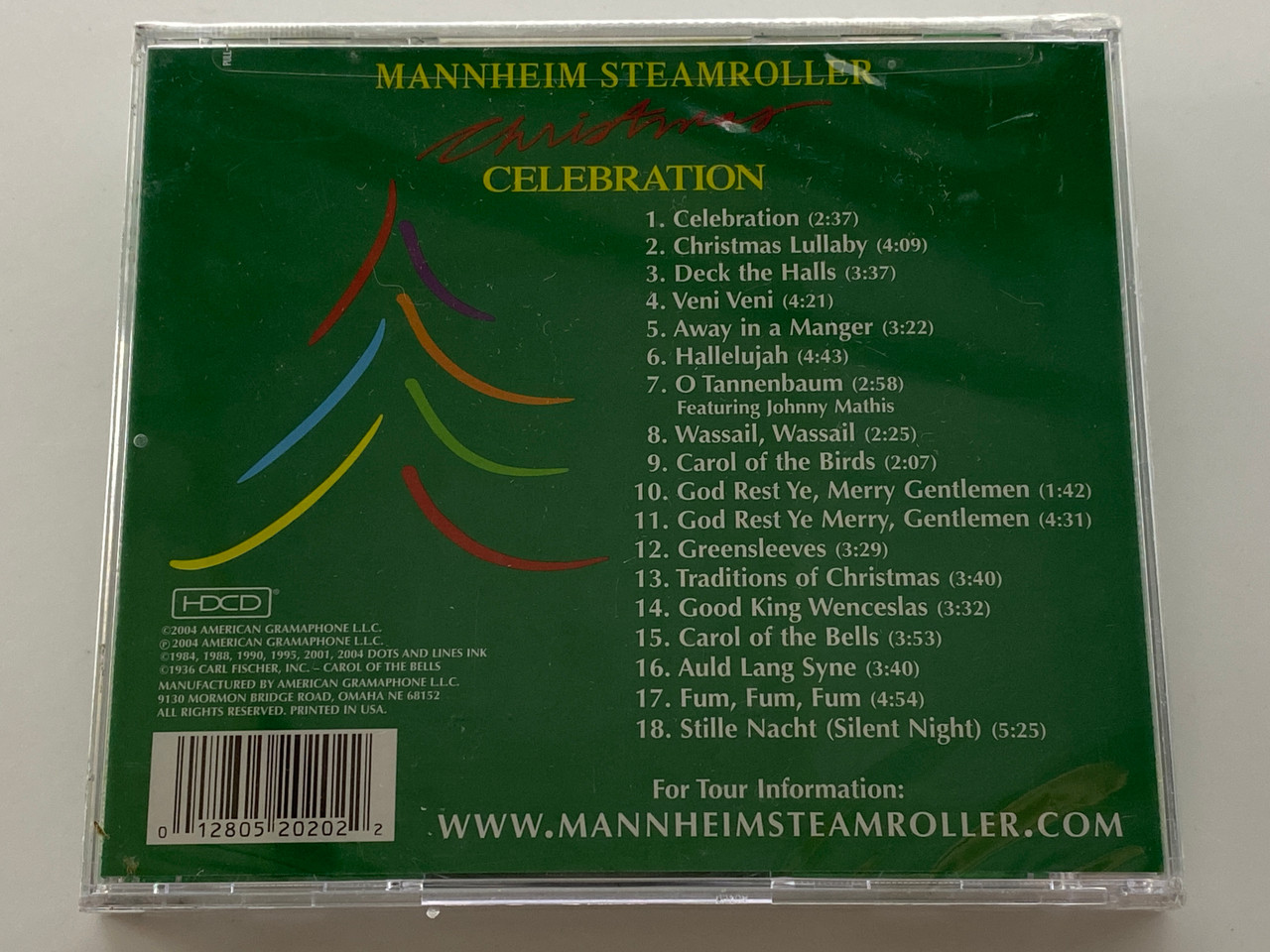 https://cdn11.bigcommerce.com/s-62bdpkt7pb/products/70539/images/354382/Mannheim_Steamroller_Christmas_Celebration_American_Gramaphone_Records_Audio_CD_2004_AG-2020-2_2__81333.1729073861.1280.1280.jpg?c=2