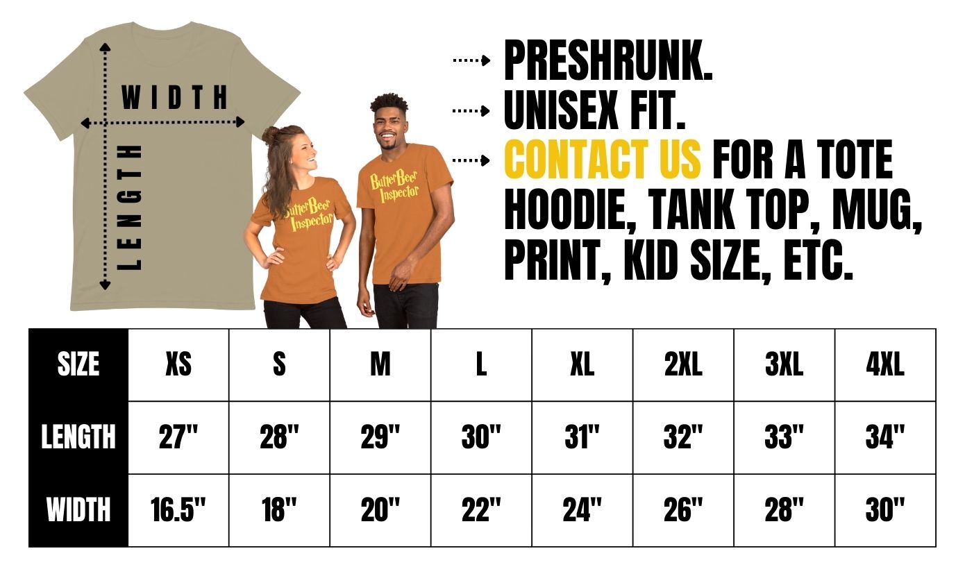 CultSub Bella Size Chart