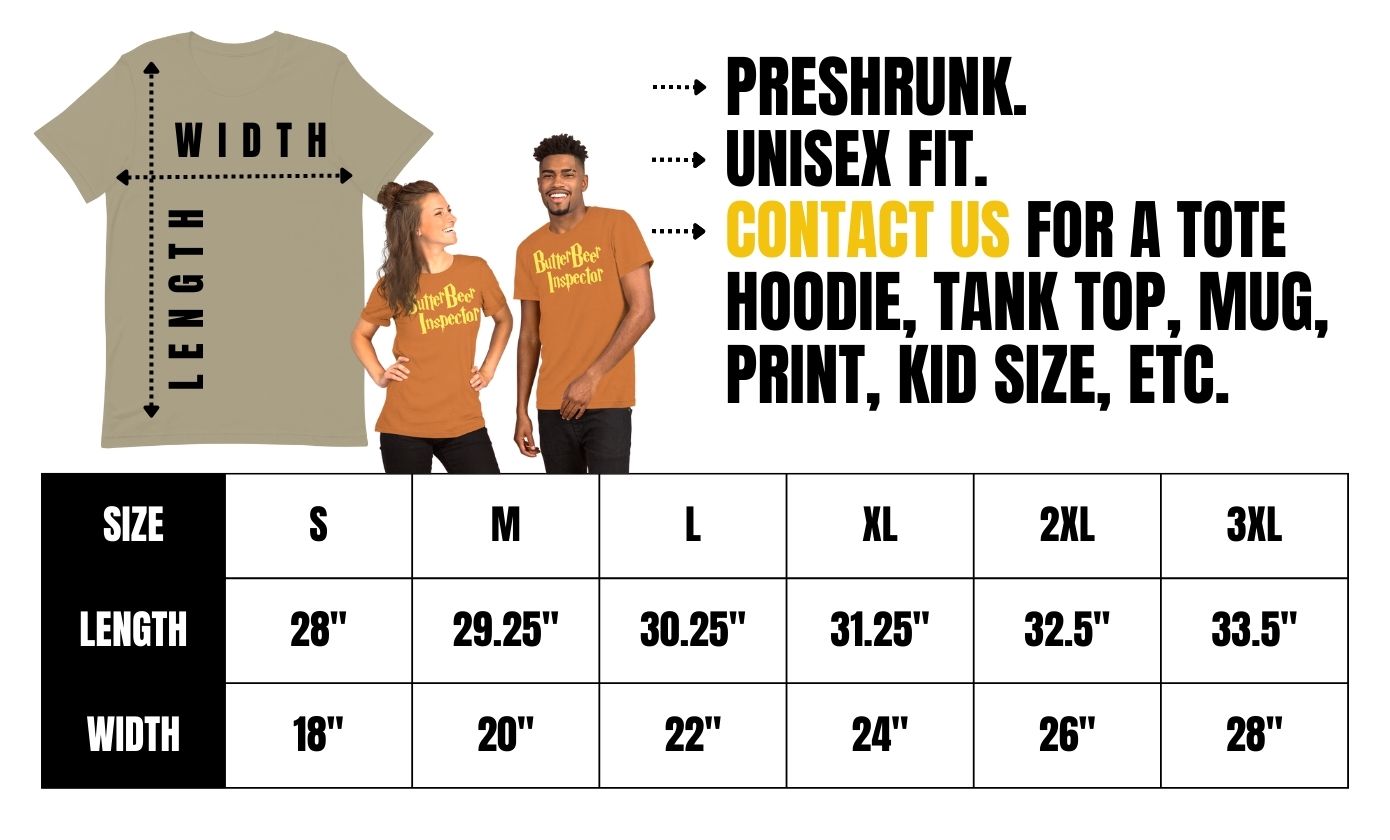 CultSub Gildan Size Chart