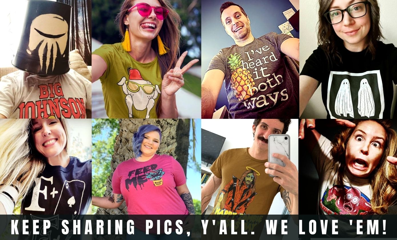 CultSub T-shirts Customer Collage