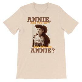 Tan Micheal Jackson/Annie Oakley Mashup - Annie Are You OK - Smooth Criminal T-Shirt
