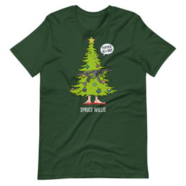 Die Hard Christmas Movie Mashup - Spruce Willis Tree T-Shirt