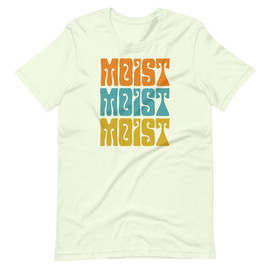 White How I Met Your Mother Inspired - Moist, Moist, Moist  HIMYM Barney Stinson Lilly Erikson Marshall Slaps Barney T-Shirt