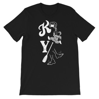 Black Mockup Picture Riddle "Quick On Your Feet" Unisex Puzzle T-Shirt