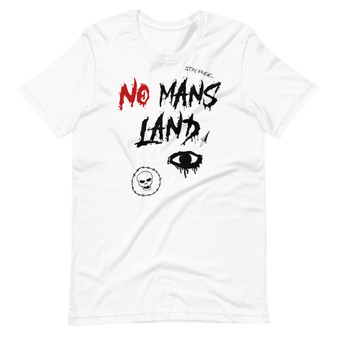 White Sweet Tooth Comic Netflix Rebecca "Becky Bear" Walker Inspired No Mans Land Bear Hybrid Animal Militia T-Shirt Skull, Barbed Wire, Dagger "Stay Free" 