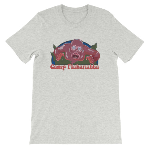 Heather Grey Camp Flabanabba Rick & Morty Inspired Unisex T-Shirt