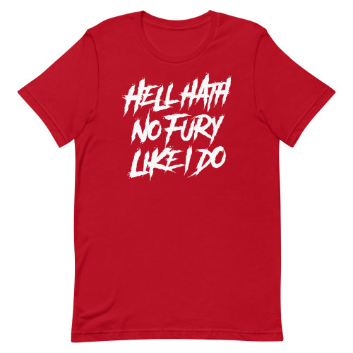 Red Bob's Burgers Louise Belcher - Hell Hath No Fury Like I Do - Bitch Fear Me You've Been Warned T-Shirt