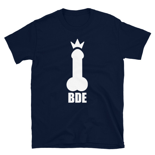 blue Solar Opposites Inspired Big Dick Energy BDE Council Tattoo With Crown T-Shirt