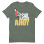 Heather Green What About Bob? Bill Murray - I Sail! I'm A Sailor! AHOY! Bob Wiley Tied Up Sailing T-Shirt