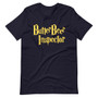 Heather Navy Blue Harry Potter and Solar Opposites Terry Inspired - Butterbeer Inspector - Here For Butterbeer T-Shirt