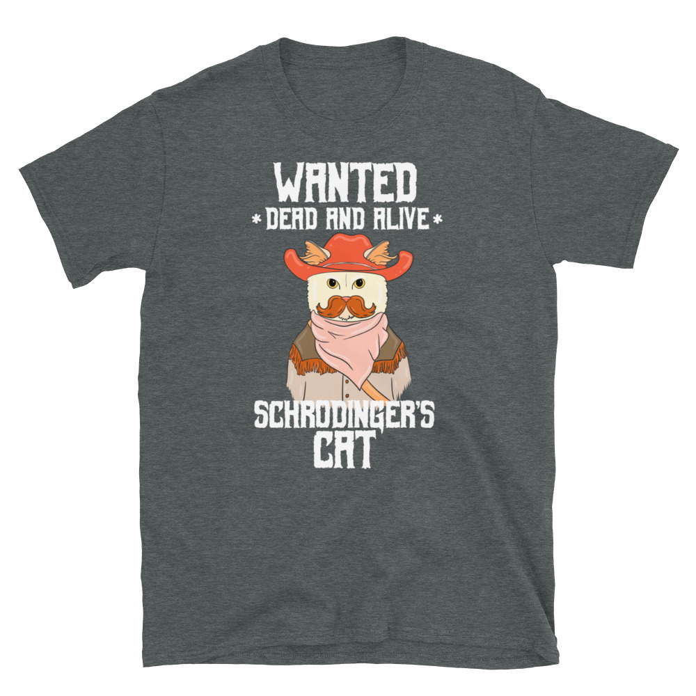 CottonCloud T-Shirt Gatto Di Schrödinger: Lo Stampato Vintage Che Fa Pensare (e Sorridere)