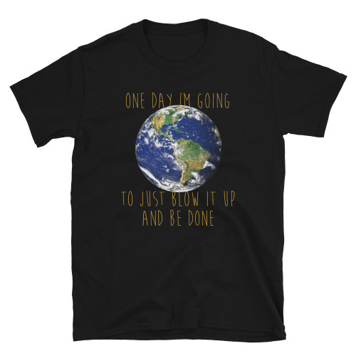 Solar Opposites Korvo Inspired - Blow It Up (Earth) And Be Done T-Shirt ...
