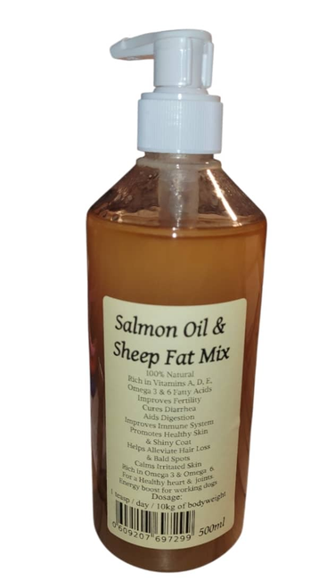 Salmon Oil & Sheep Fat Mix 500ml