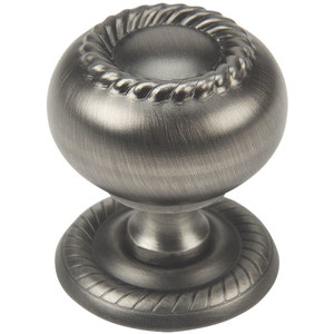 Cosmas 4040AS Antique Silver Hollow Cabinet Knob