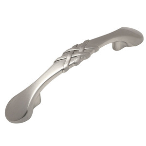 Cosmas 7063SN Satin Nickel Braided Cabinet Pull