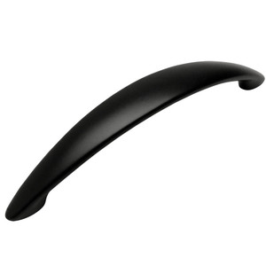 Cosmas 6003-128FB Flat Black Cabinet Pull Cosmas 6003-128FB Flat Black Cabinet Pull