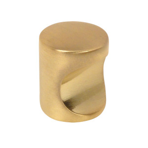 Cosmas 3312BB Brushed Brass Cabinet Knob