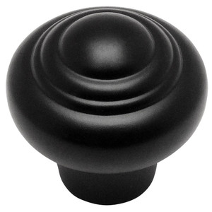 Cosmas 4582FB Flat Black Cabinet Knob