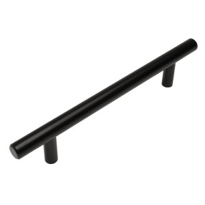 Cosmas 305-128FB Flat Black Cabinet Hardware Euro Style Bar Pull Cosmas 305-128FB Flat Black Cabinet Hardware Euro Style Bar Pull