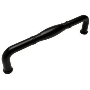 Cosmas 4313-128FB Flat Black Cabinet Pull Cosmas 4313-128FB Flat Black Cabinet Pull