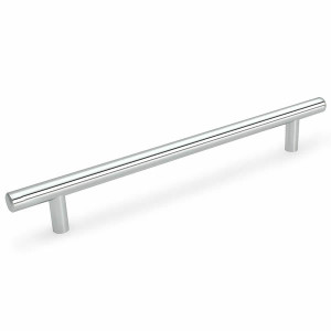 Cosmas 305-192CH Polished Chrome Cabinet Hardware Euro Style Bar Pull Cosmas 305-192CH Polished Chrome Cabinet Hardware Euro Style Bar Pull