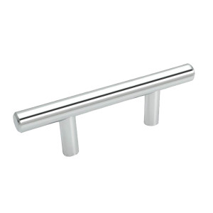 Cosmas 305-2.5CH Polished Chrome Cabinet Hardware Euro Style Bar Pull Cosmas 305-2.5CH Polished Chrome Cabinet Hardware Euro Style Bar Pull