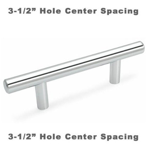 Cosmas 305-3.5CH Polished Chrome Cabinet Hardware Euro Style Bar Pull Cosmas 305-3.5CH Polished Chrome Cabinet Hardware Euro Style Bar Pull