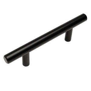 Cosmas 305-96FB Flat Black Cabinet Hardware Euro Style Bar Pull Cosmas 305-96FB Flat Black Cabinet Hardware Euro Style Bar Pull