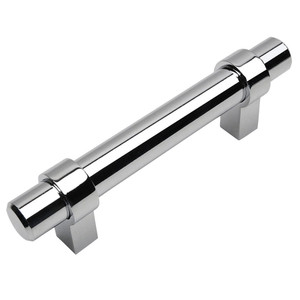 Cosmas 161-3CH Polished Chrome Cabinet Hardware Euro Style Bar Pull